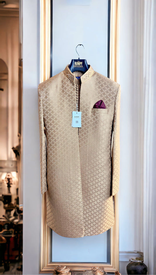 Copper Gold Custom-Made Sherwani